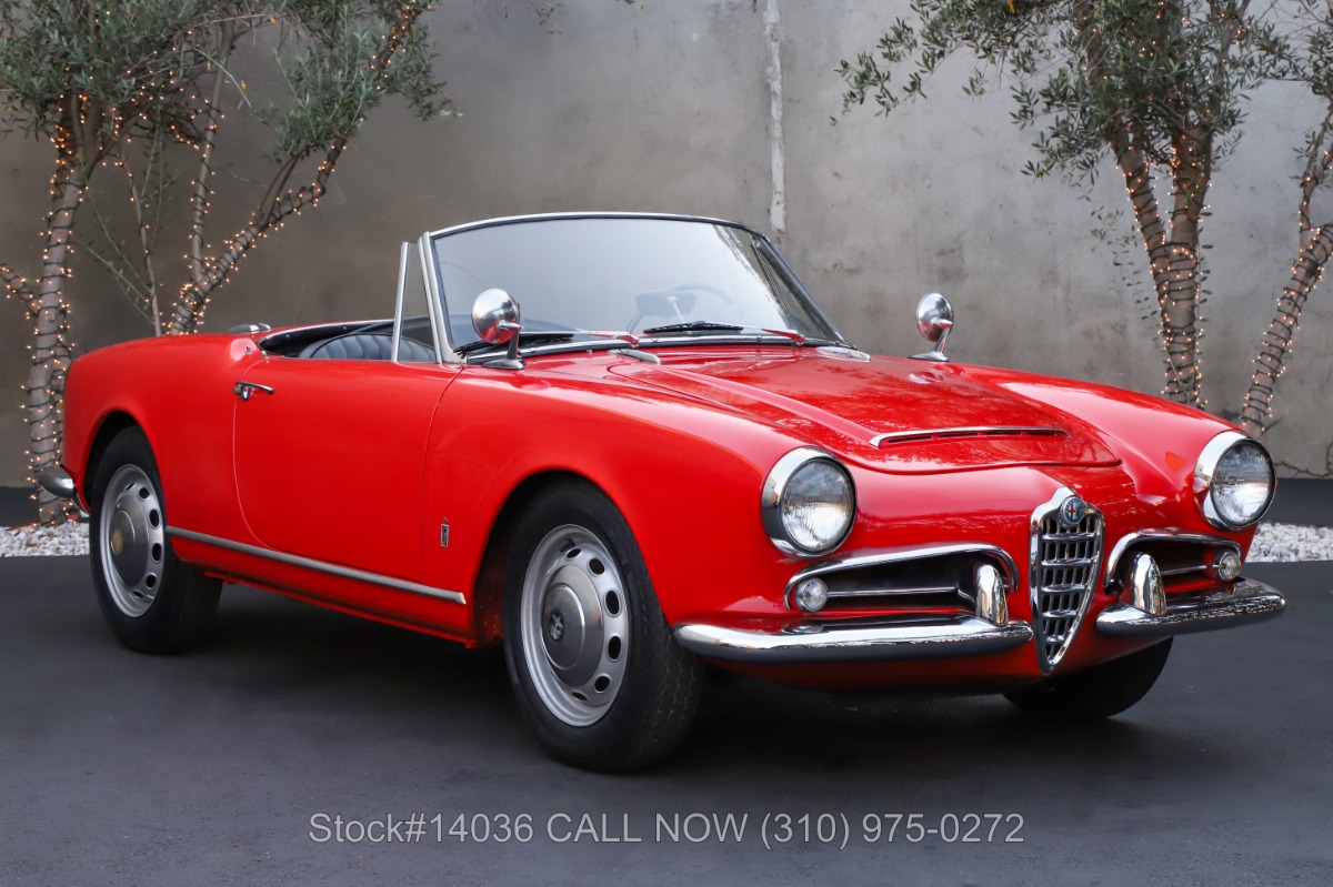 1965 Alfa Romeo Giulia 1600 Spider For Sale | Vintage Driving Machines