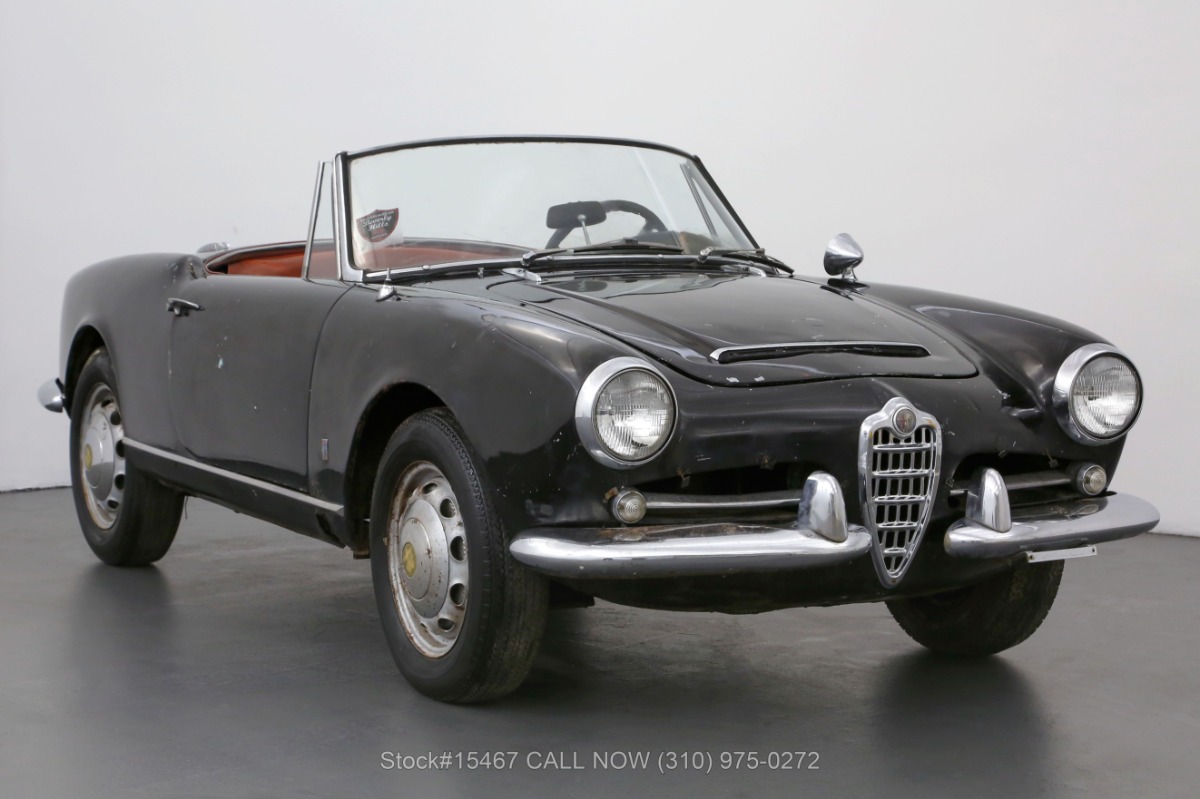 1963 Alfa Romeo Giulia 1600 Spider For Sale | Vintage Driving Machines